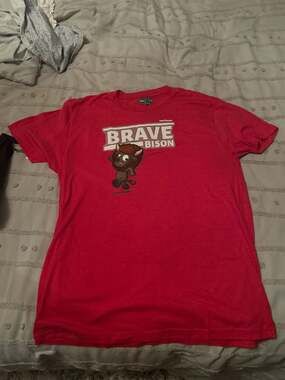 VeeFriends Brave Bison Red Graphic T-Shirt